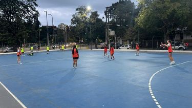 Entrenamiento del handball del CIAF
