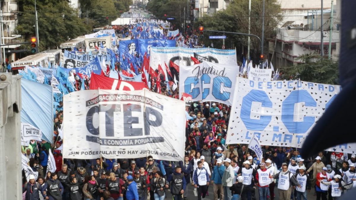 Finalmente no habrá marcha de los movimientos sociales en Buenos Aires.