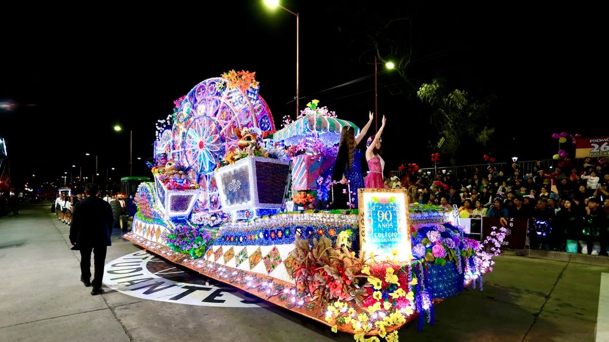 FNE 2026: el Colegio del Salvador ganó el primer premio en carroza y celebró sus 90 años de historia en Jujuy