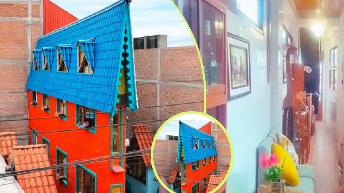 Así es la casa más angosta del mundo.