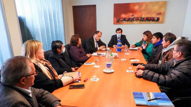 Paritarias 2022 reunión con sindicatos municipales del interior