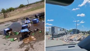 Córdoba: volcó un camión de fernet y otro de Coca en la misma ruta.&nbsp;