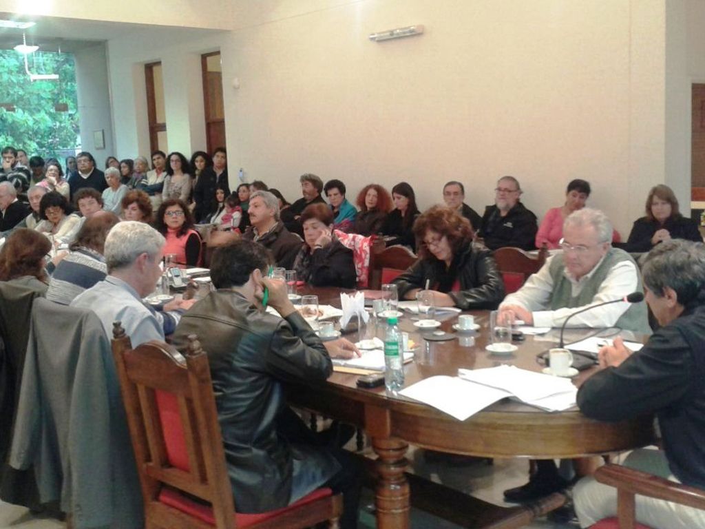 Asamblea en el Rectorado