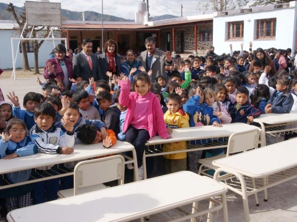 Junto a los estudiantes