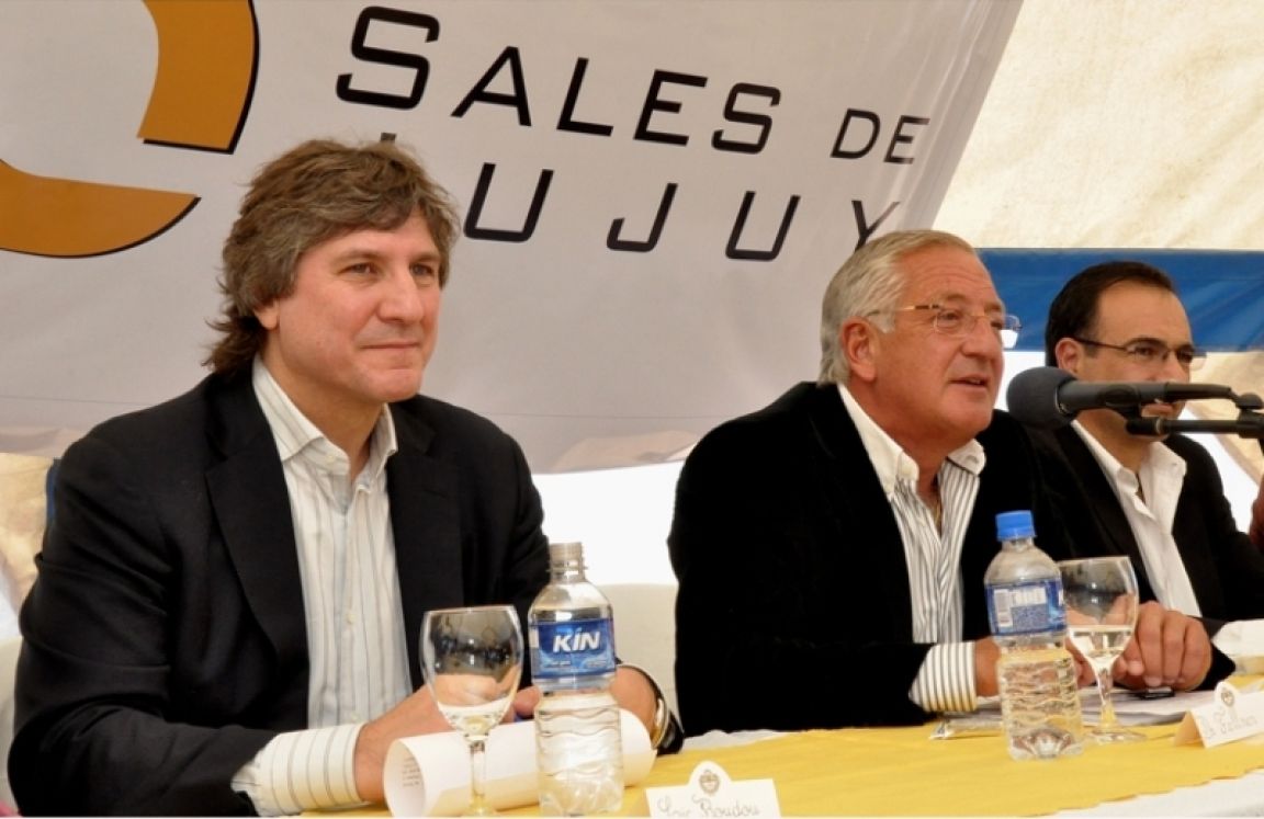 Fellner junto a Boudou