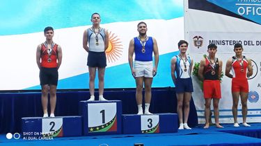 El jujeño Santiago Ferrari se consagró campeón sudamericano en “doble minitramp”