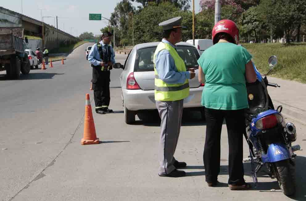 Controles de motos en capital.