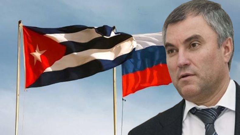 Viacheslav Volodin tendrá reuniones con representantes de la Asamblea Nacional del Poder Popular (parlamento) y el gobierno de la nación antillana.