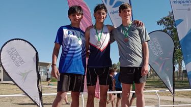 Emiliano Pessolano campeón argentino U 18 de atletismo