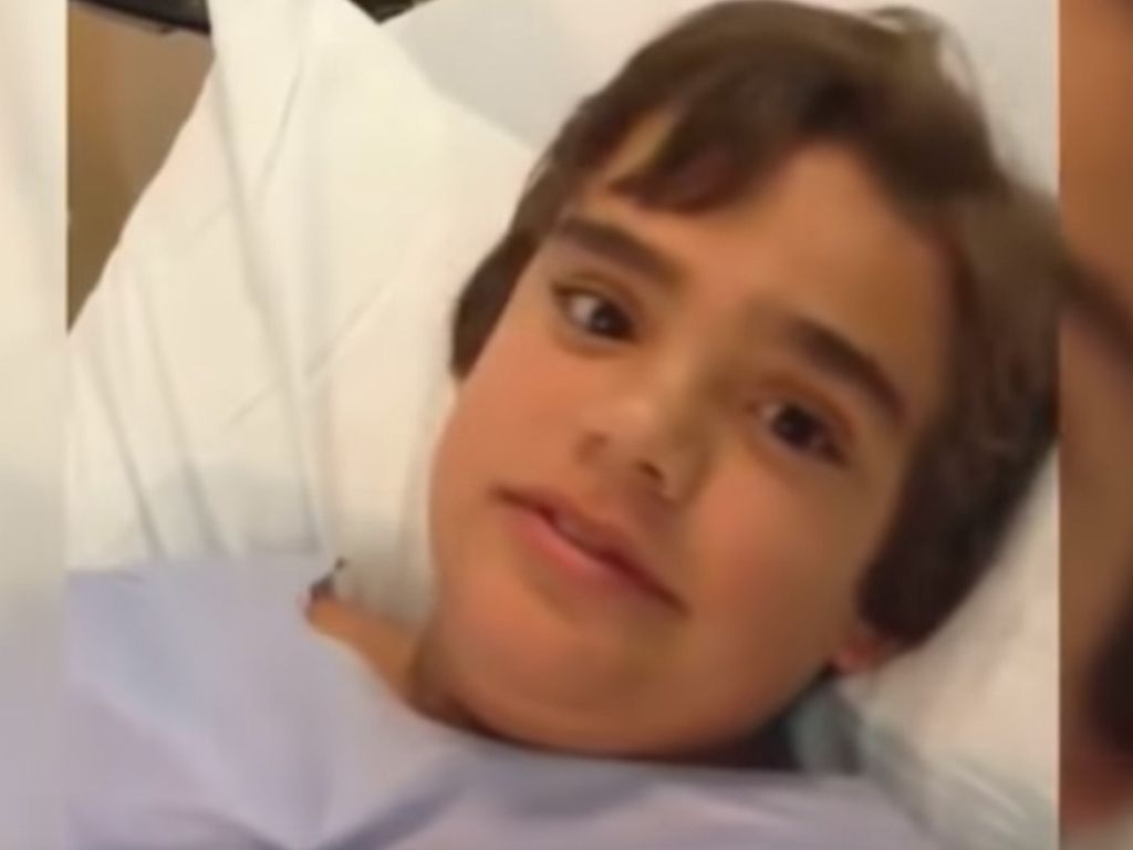 Niño con suerte