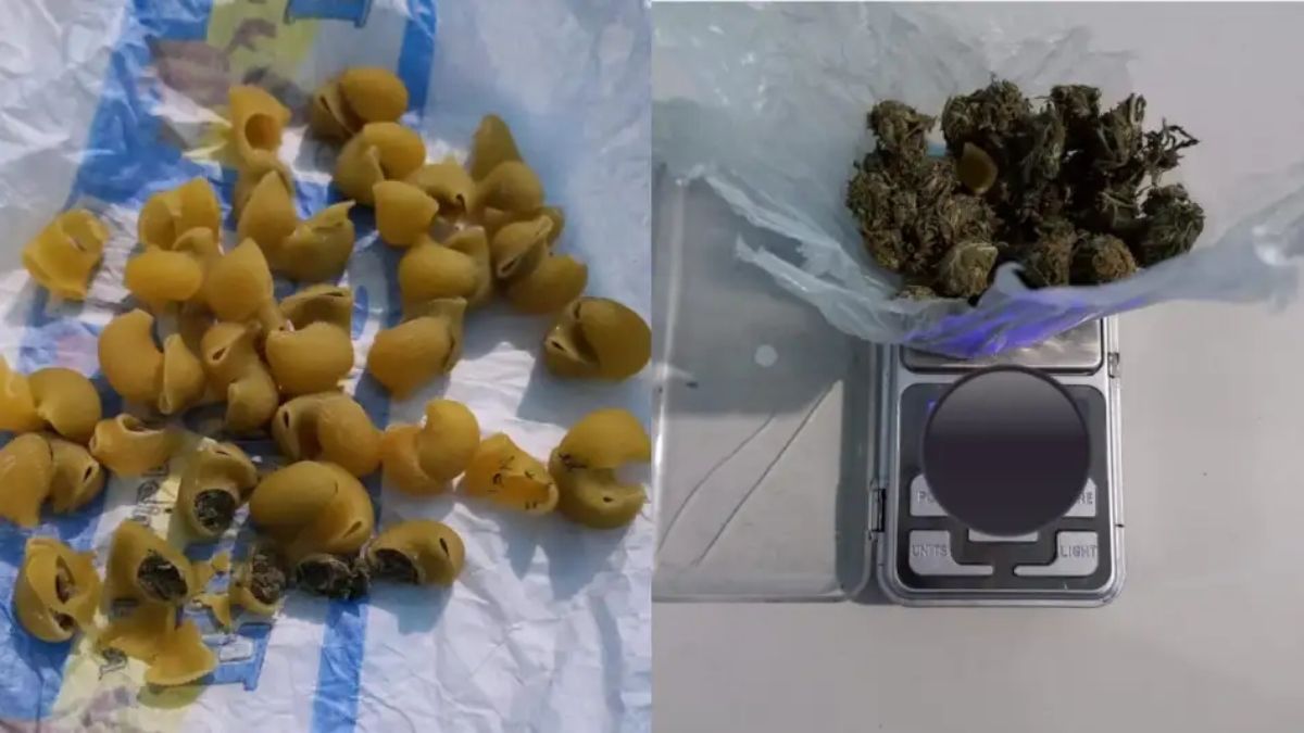 La mujer metió 12,10 gramos de marihuana a la cárcel y fue detenida.