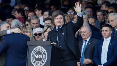 Javier Milei en La Rural&nbsp;