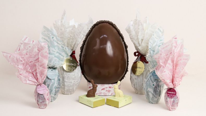 Los Huevos de Pascua grandes en supermercados alcanzan los $18.000 a $35.000.