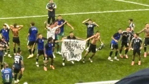 Todo Jujuy | Mundial 2026: el histórico festejo con la bandera de Las Malvinas son argentinas