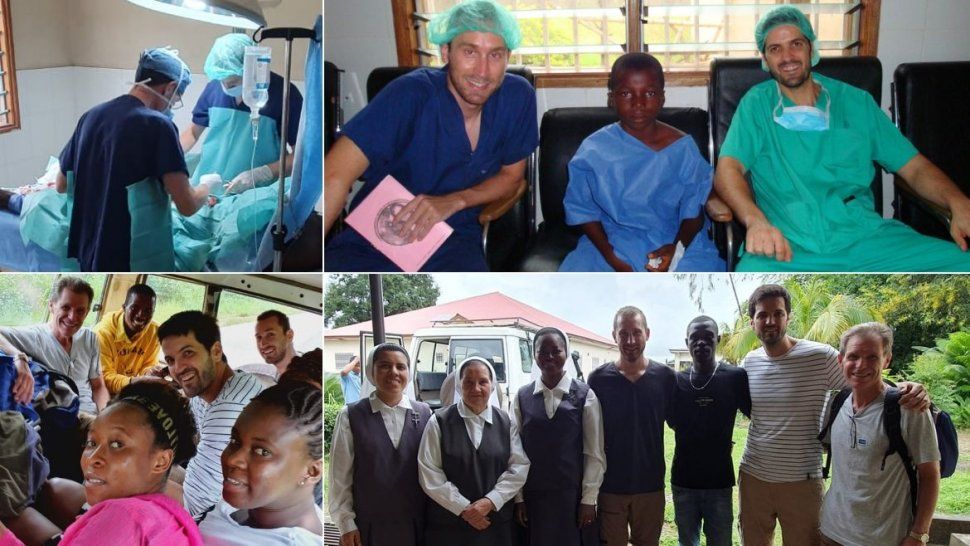 Unas vacaciones diferentes: un médico jujeño viajó a África para operar y atender pacientes