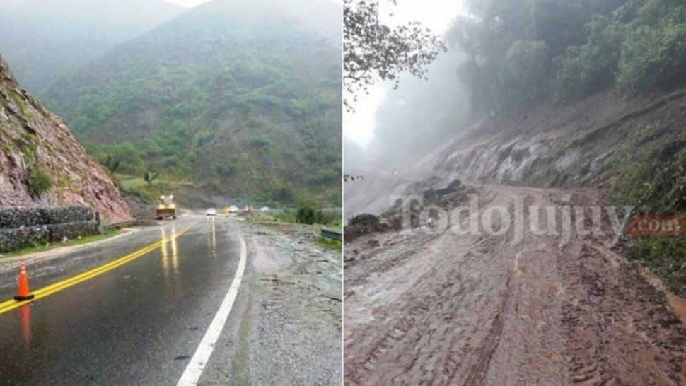 Conocé el estado de las rutas de la provincia tras días de intensas lluvias en Jujuy