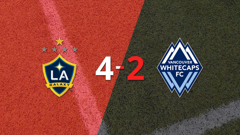 LA Galaxy se impone con autoridad a Vancouver Whitecaps FC por 4-2