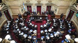 Sesión en el Senado