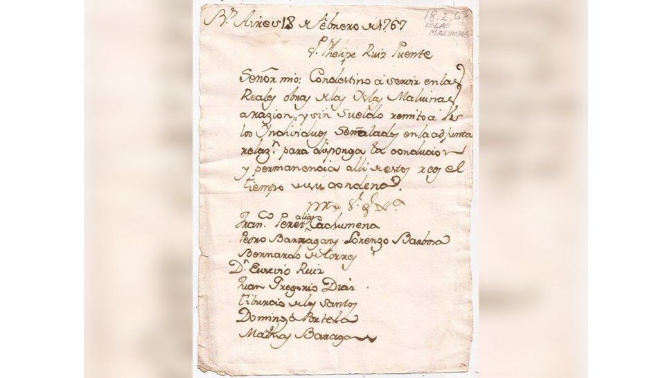 Documentos de 1767 ratifican la soberanía de Argentina sobre las Malvinas