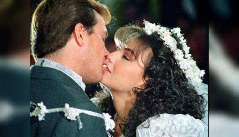 Thalía junto a Arturo Peniche