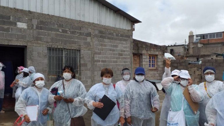 Operativo de rastrillaje en Alto Comedero 