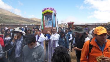 A qué hora llega la Virgen de Punta Corral a Tumbaya
