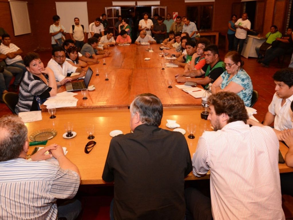 Encuentro con los gremios