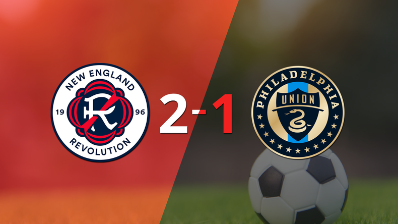 Doblete de Gustavo Bou guió el triunfo de New England Revolution sobre Philadelphia Union