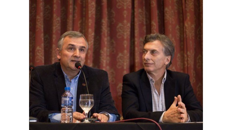 Morales junto a Macri