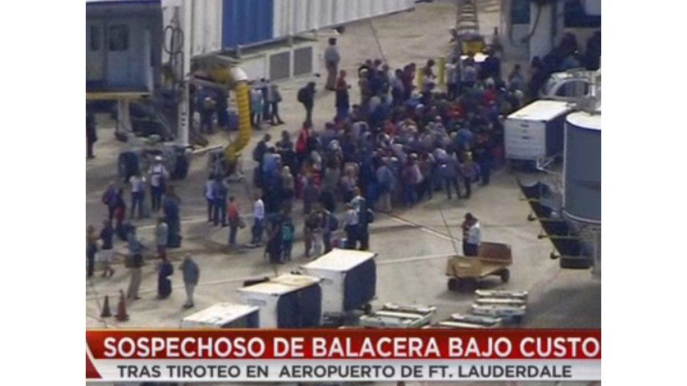 Tiroteo en aeropuerto