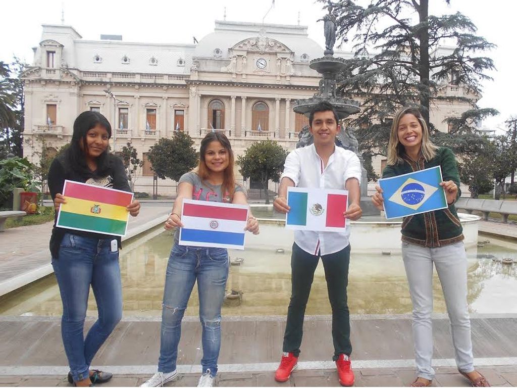 Alumnos de intercambio de la Unju