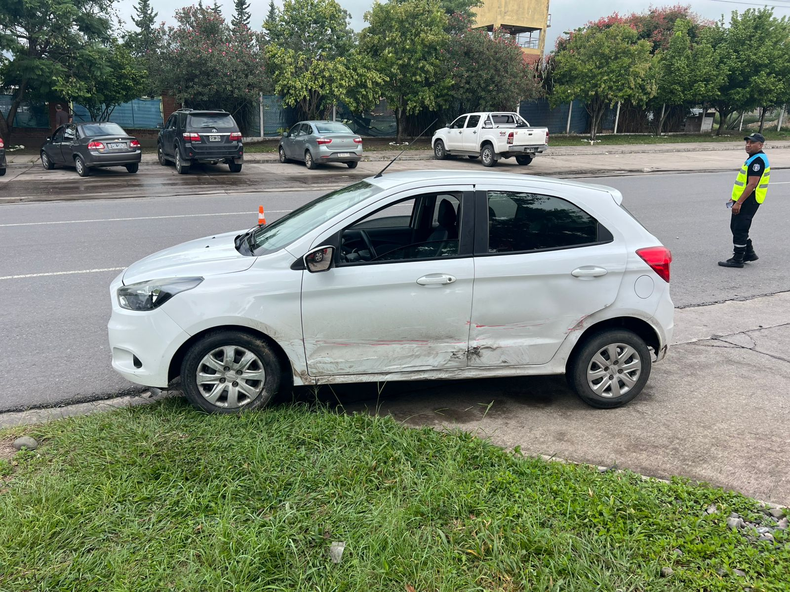 Nuevo choque en avenida Forestal: daños materiales, demoras y politraumatismos