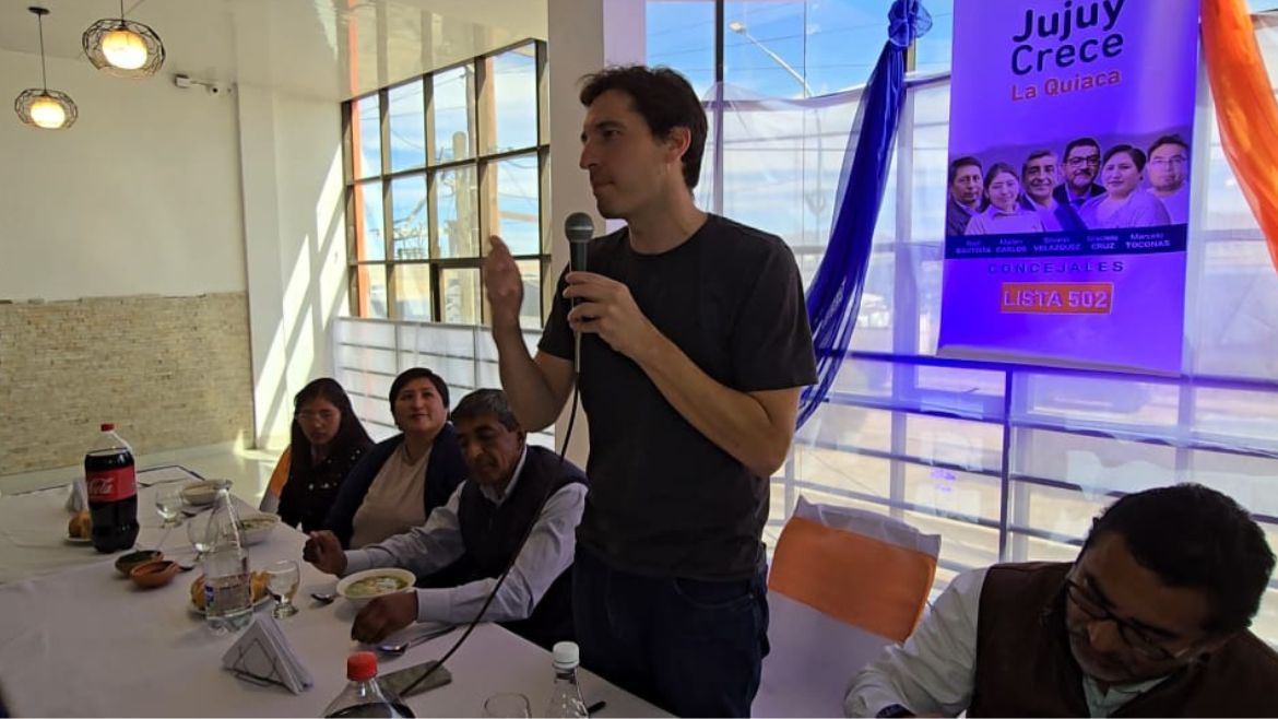 Adriano Morone estuvo presente en La Quiaca y Abra Pampa