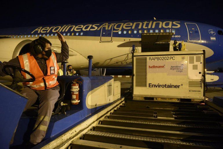 Nuevo lote de vacunas Sinopharm llegaron a Argentina 