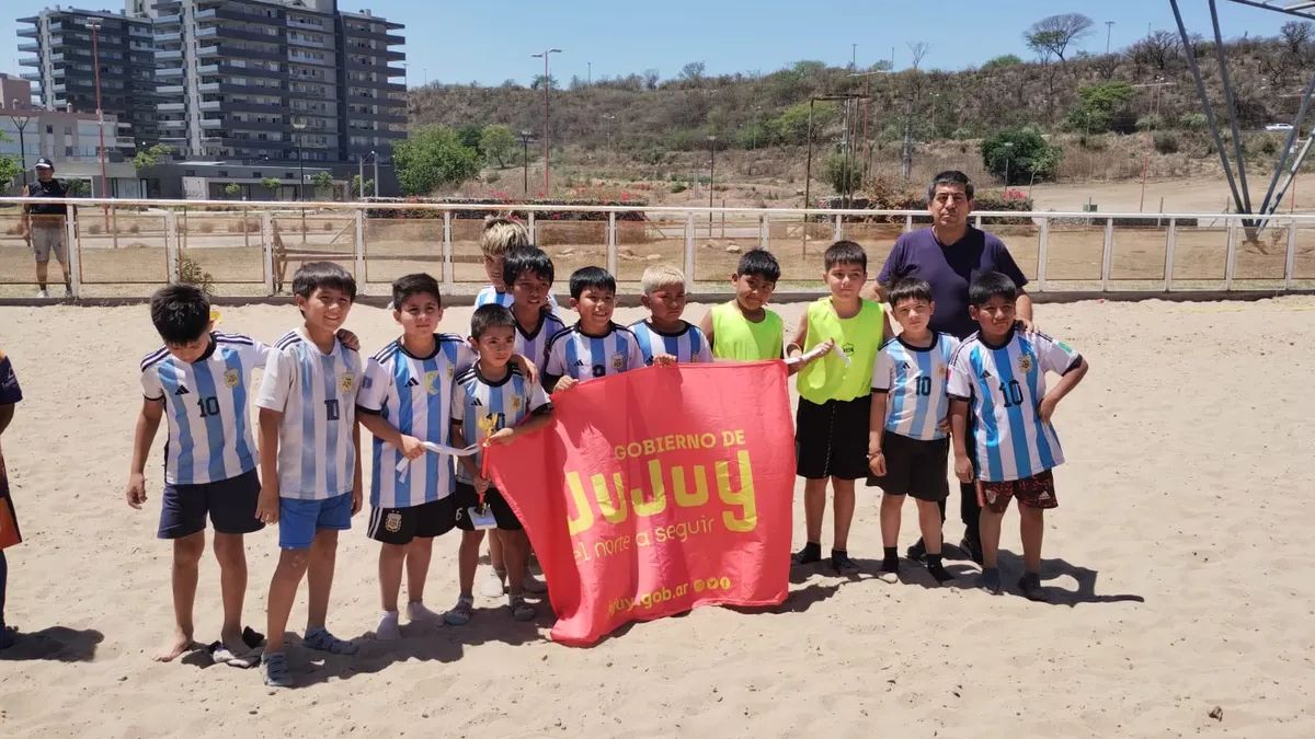 Fútbolinfantil mixto en arena