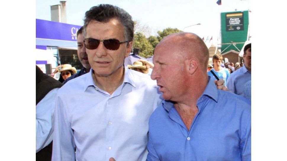 Mac Allister con Macri