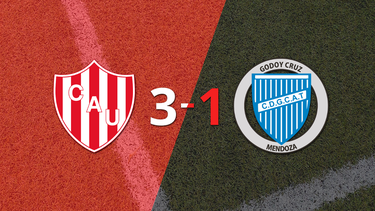 Unión le dio vuelta el partido a Godoy Cruz con un 3-1