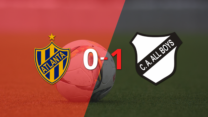 All Boys se quedó con la victoria 1-0 ante Atlanta en el estadio Don León Kolbowsky