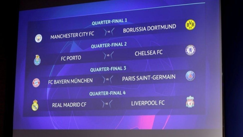 Champions League: Así Quedaron Los Cruces