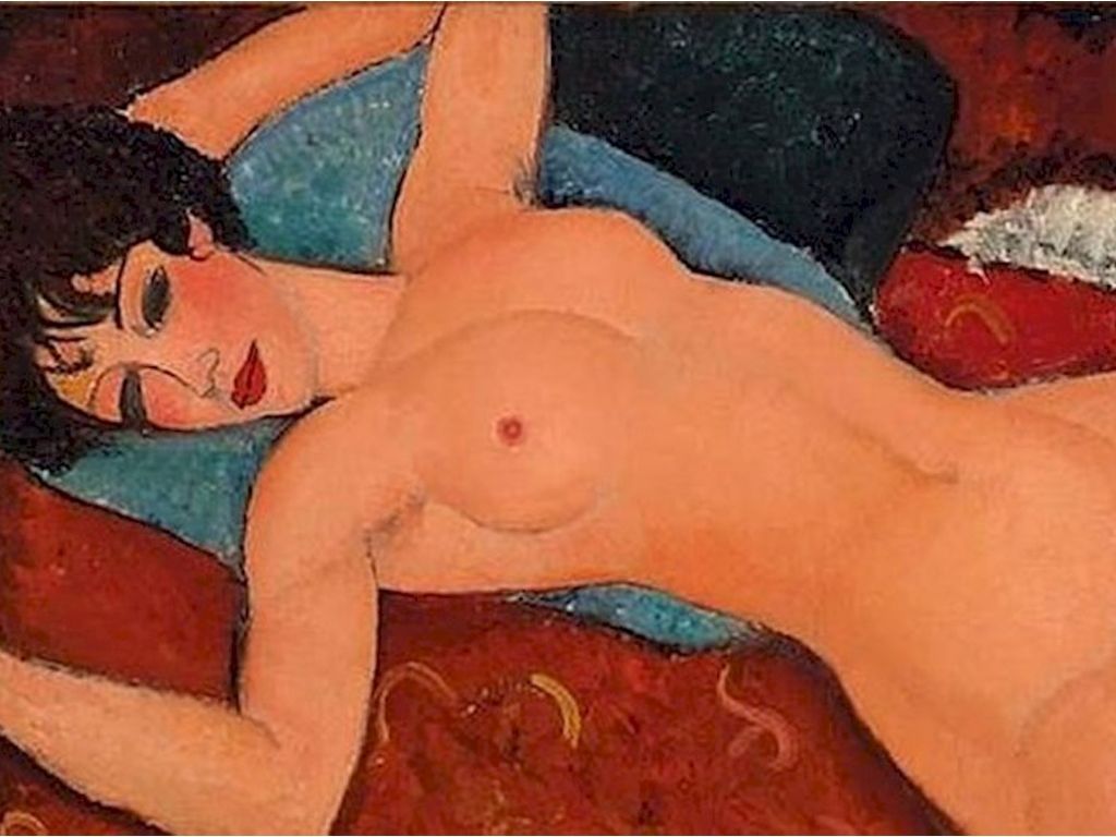 "Nu couché"