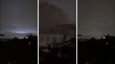 Impactantes fotografías capturadas durante el episodio climático en la Ciudad Autónoma de Buenos Aires.