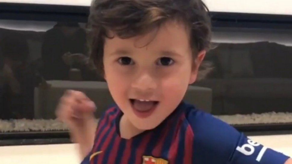 Mateo Messi conquistó las redes sociales cantando la canción del Zorro