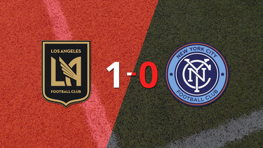 Los Angeles FC le ganó 1-0 a New York City FC con un gol agónico