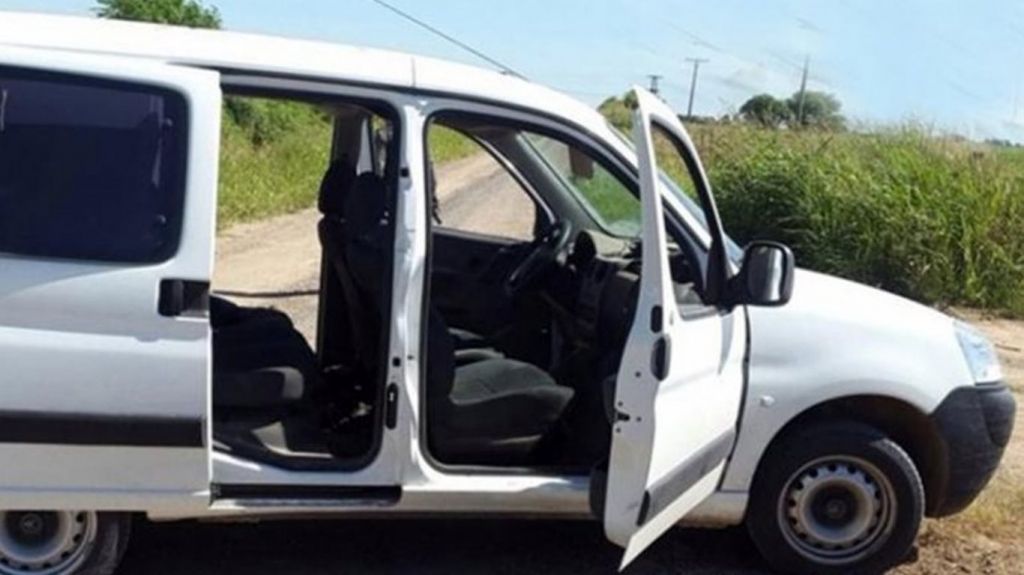 Camioneta robada