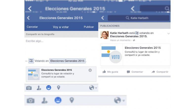Facebook y su botón de "Yo voté"