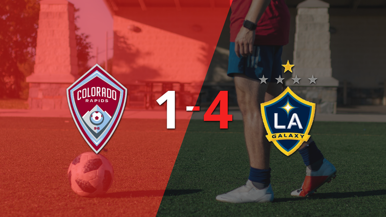LA Galaxy derrotó sin complicaciones a Colorado Rapids con doblete de Riqui Puig