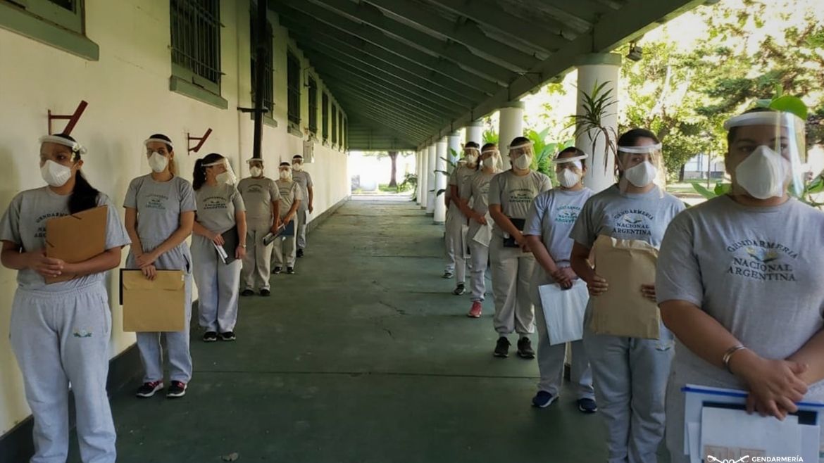Aspirantes a ingresar a Gendamería