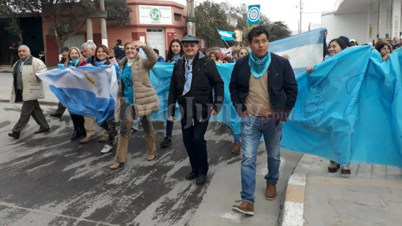 Perico fue escenario de una nueva marcha en contra del aborto en Jujuy