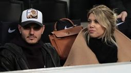 Wanda Nara y Mauro Icardi. /Archivo