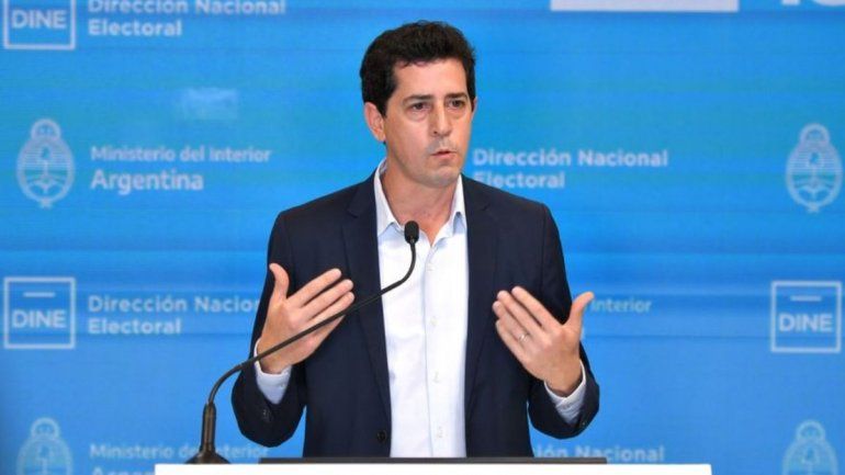 Ministro Wado de Pedro en conferencia luego del cierre de urnas en las PASO 2021